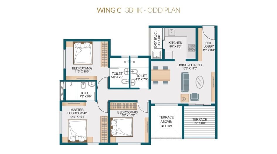 Royal-Namoville-3BHK-ODD-Plan